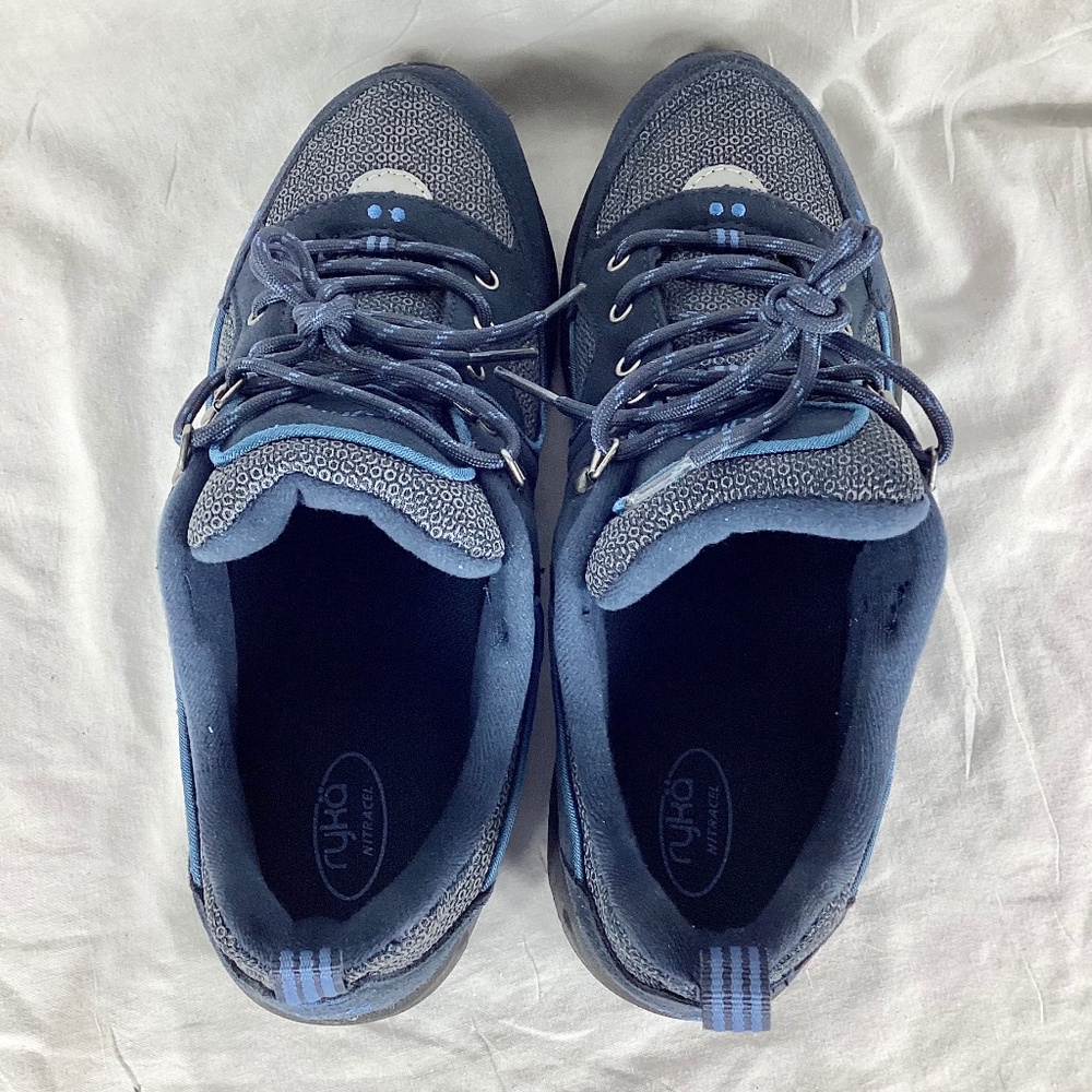 Ryka Navy with Light Blue Accent Women's Walking Sneakers - Picture 8 of 13